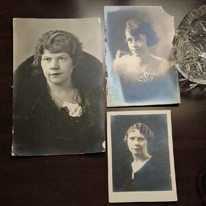 Vintage Black and White Portrait Photographs